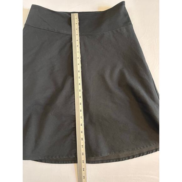 Betabrand Black Mini A-Line Skirt for Work - Picture 9 of 10